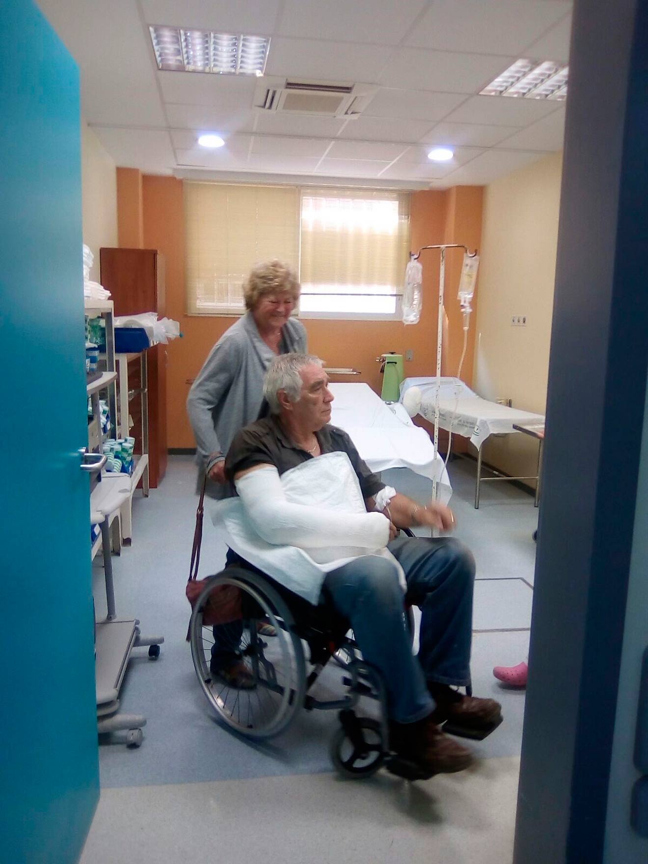 El hombre atacado /Cedida