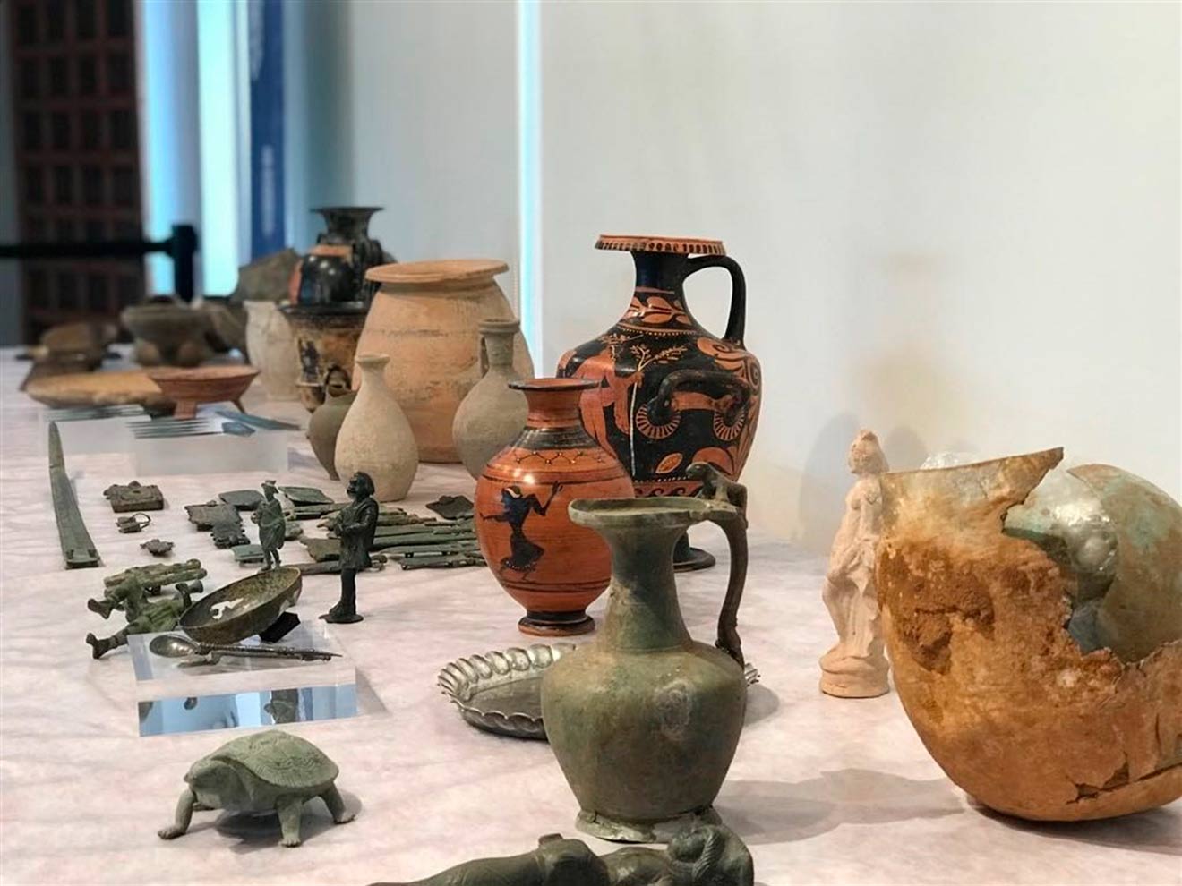 Algunas de las piezas recuperadas /Junta