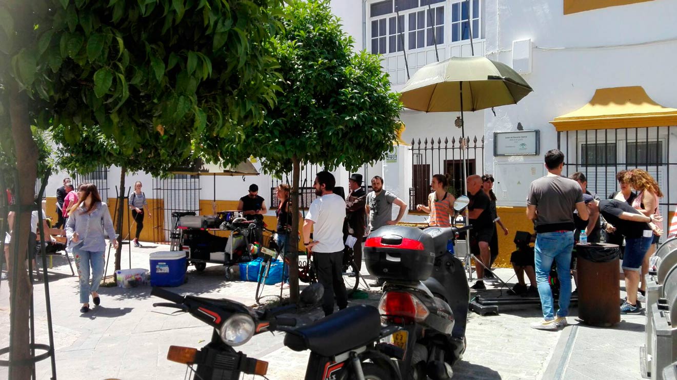 Rodaje de La Otra Mirada en Utrera/ SA