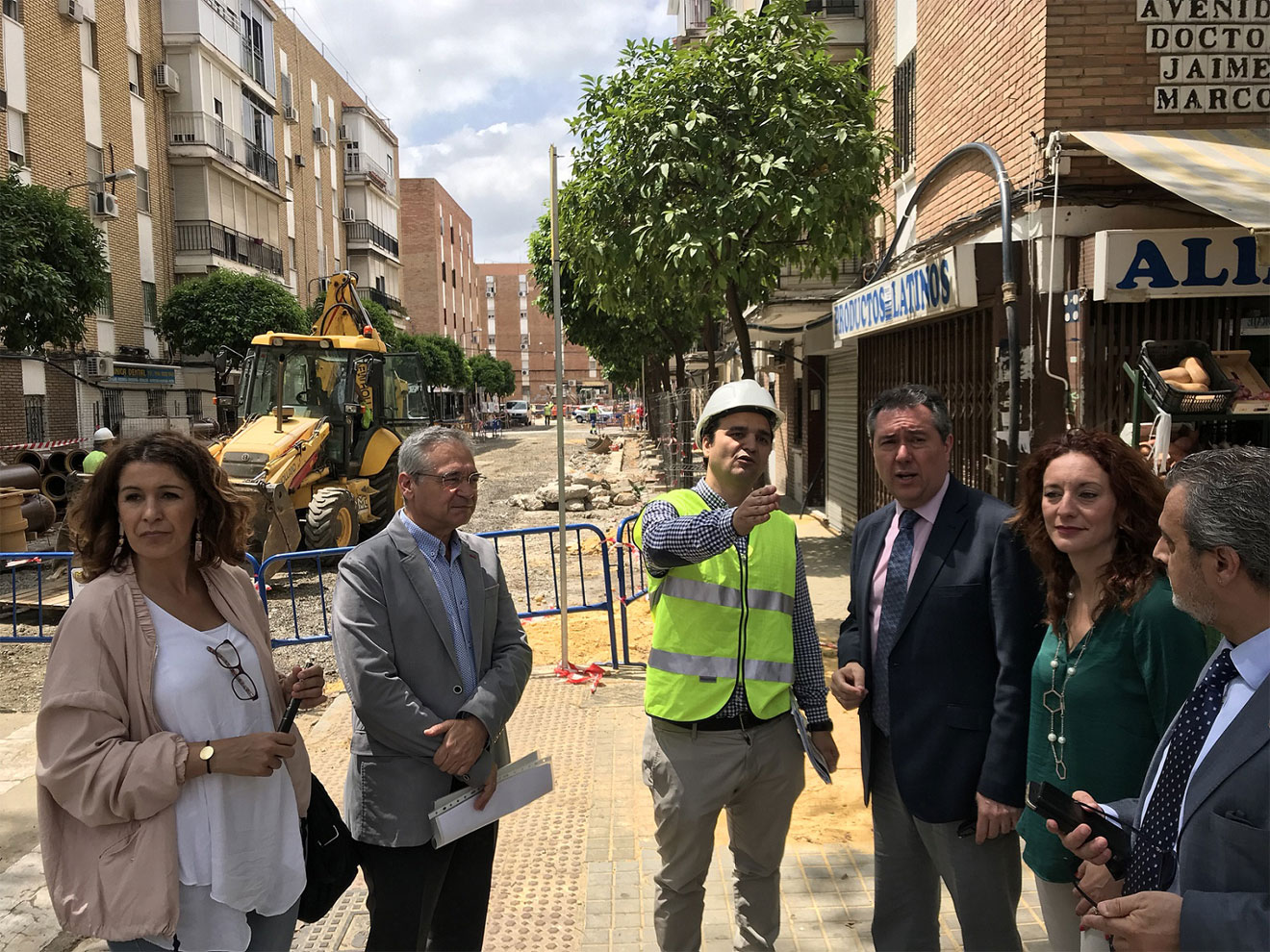 Comienzo de obras en El Cerezo /Ayto. de Sevilla