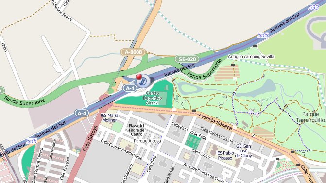 Plano del accidente /@EmergenciasSev