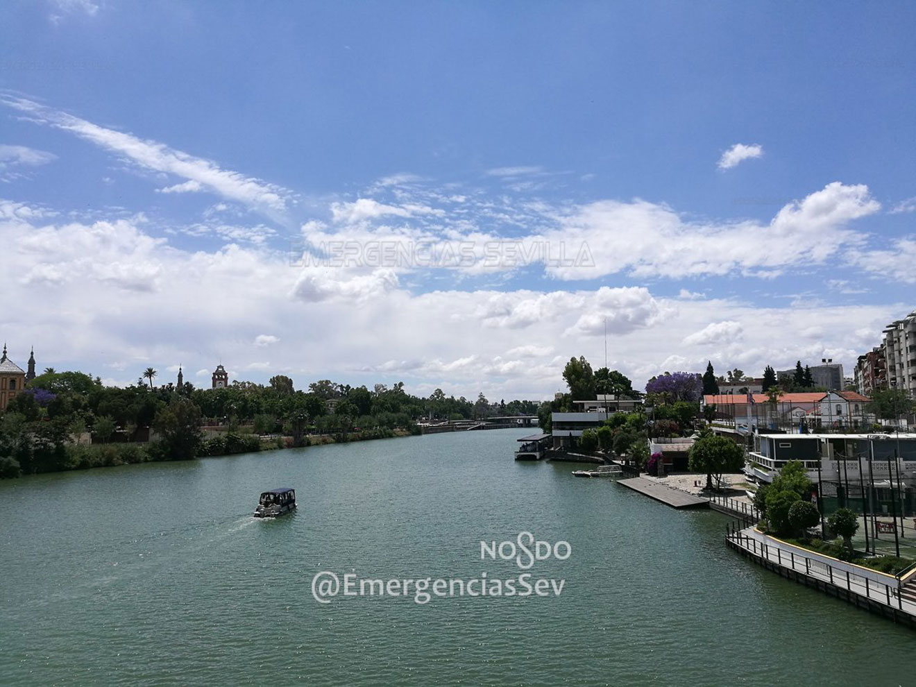 Río Guadalquivir /@EmergenciasSev