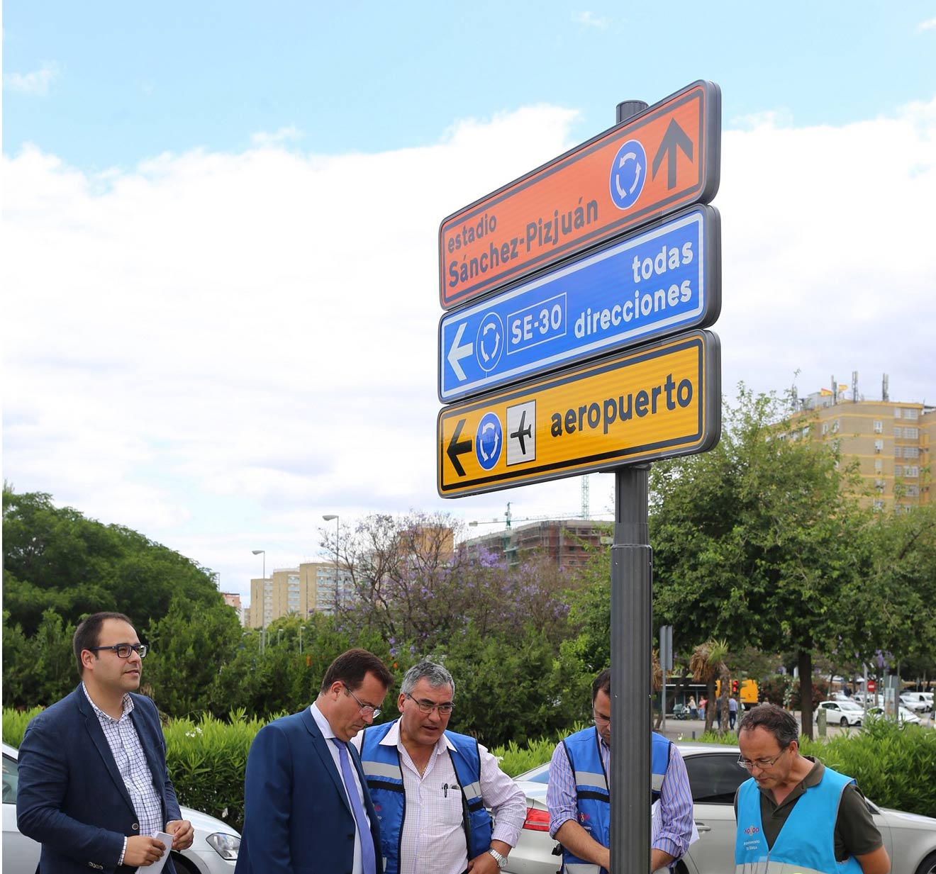 Nueva señalética de la ciudad /Ayto. Sevilla