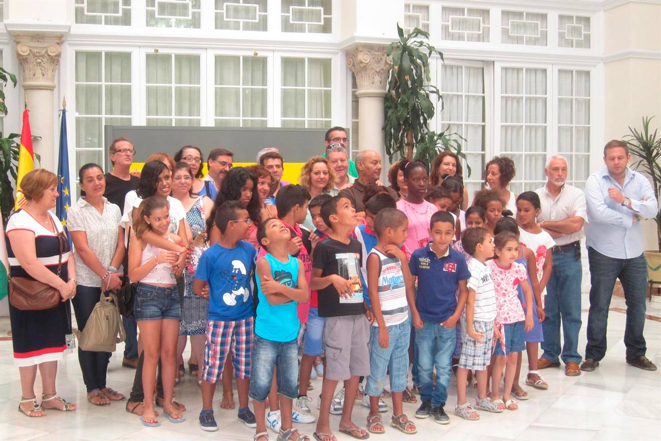 Menores acogidos en otras ediciones del programa Vacaciones en Paz / Archivo