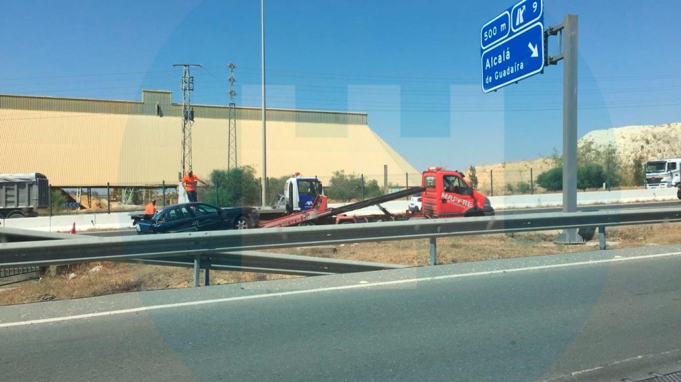 Accidente en la A-92 a la altura de Alcalá /SA