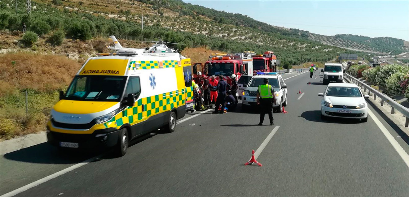 Accidente en Estepa /112