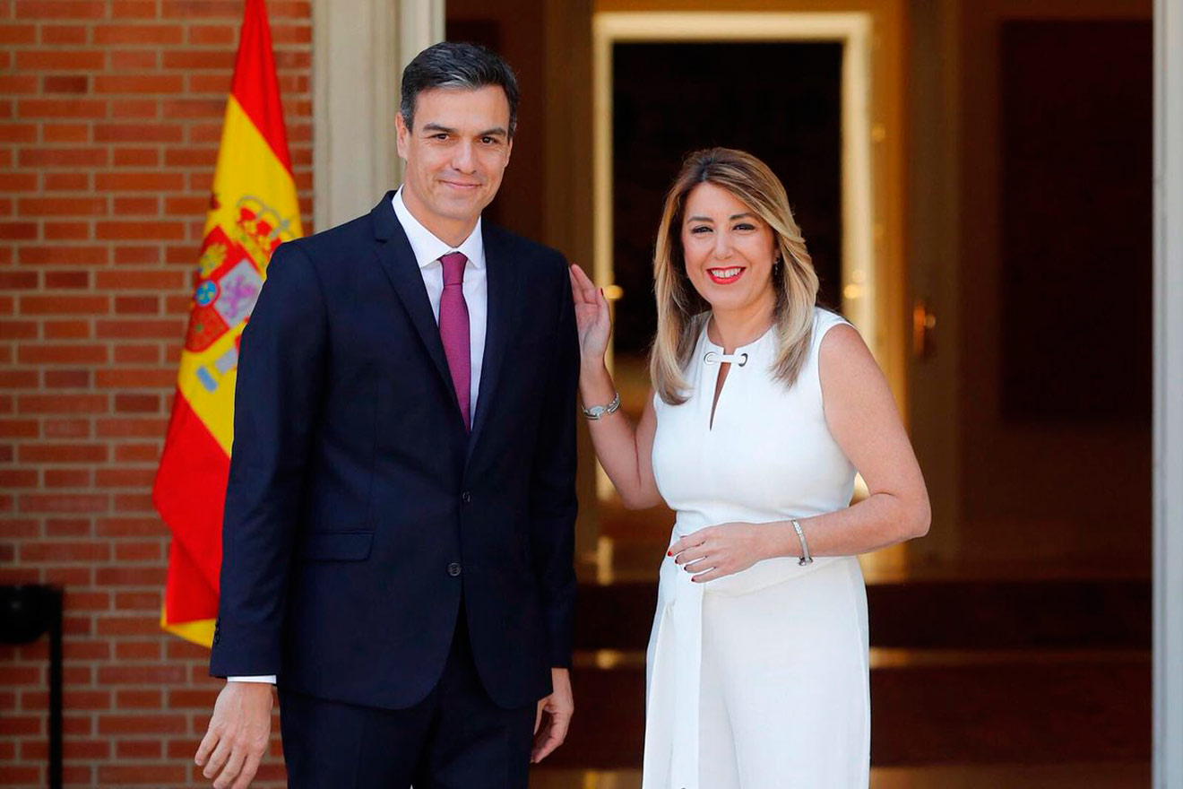 Pedro Sánchez recibe a Susana Díaz en la Moncloa /@JuntaAndalucia
