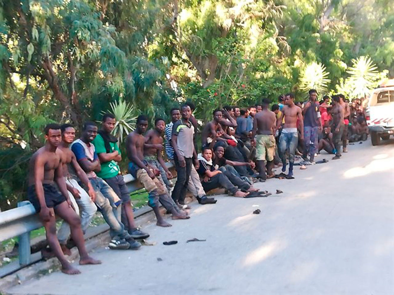 Salto a la valla de Ceuta /Javier Sakona