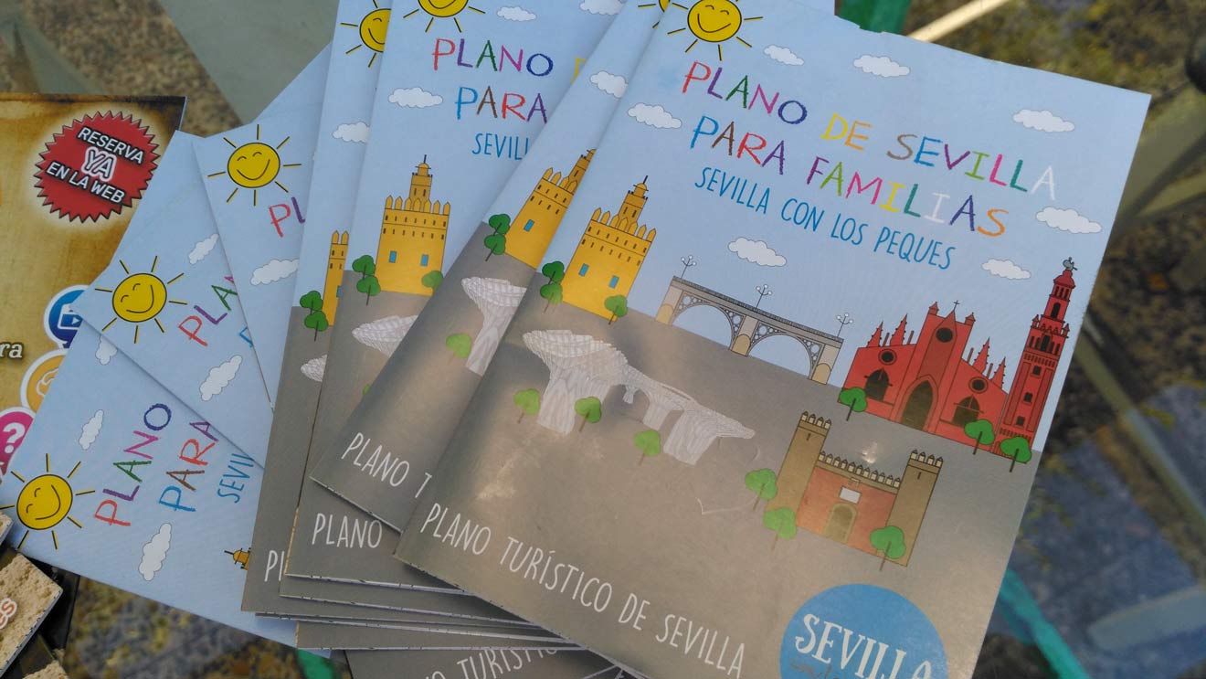Mapa turístico para familias de Sevilla con los Peques /Sevilla con los Peques