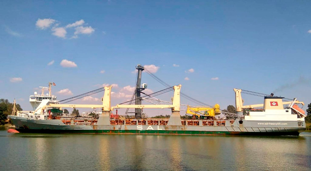 La nueva grúa operará en el Muelle Norte /Puerto de Sevilla