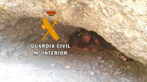 Rescate en una cueva en Mijas /Guardia Civil