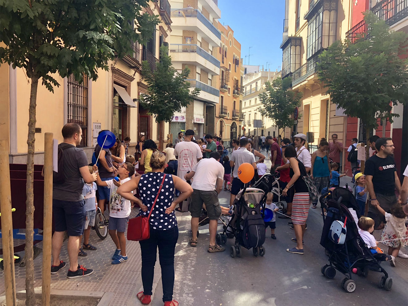 Día sin coche en Amor de Dios /Ayto. Sevilla
