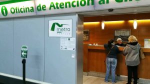 Una de las oficinas de atención al cliente del metro /Metro de Sevilla