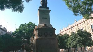 Estatua de Murillorecién restaurada /Ayto. Sevilla