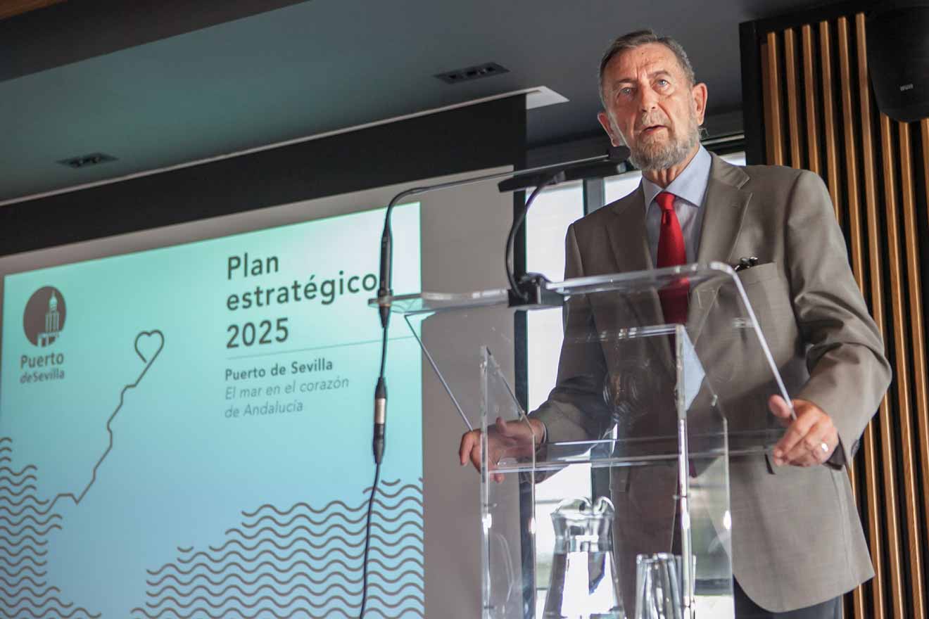 Manuel Gracia, presidente de la APS /Puerto de Sevilla