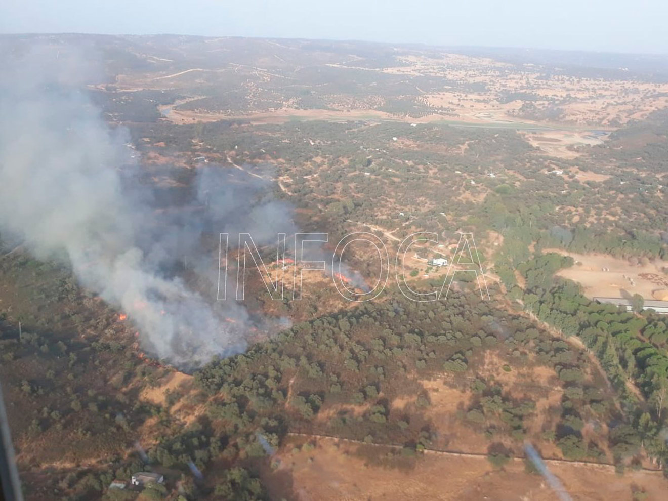 Nuevo incendio en El Ronquillo /@Plan_INFOCA