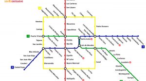 Propuesta conexión Línea 1 de Metro /'sevillasemueve'