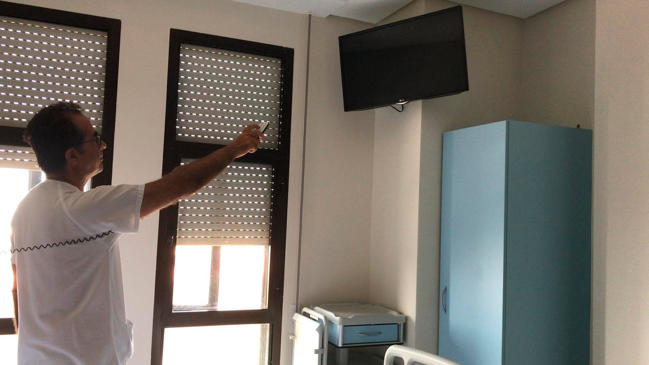 Televisión gratuita en hospitales / Junta