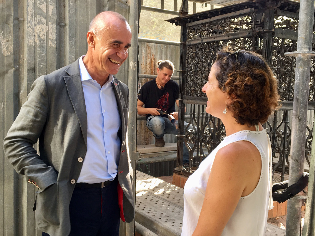 Restauración Cruz de Cerrajería /Ayto. Sevilla