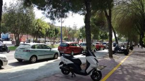 Nuevas plazas de aparcamientos para motos /Ayto. Sevilla