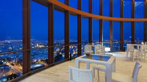 Vistas desde el nuevo bar del hotel Torre Sevilla /Eurostars Torre Sevilla