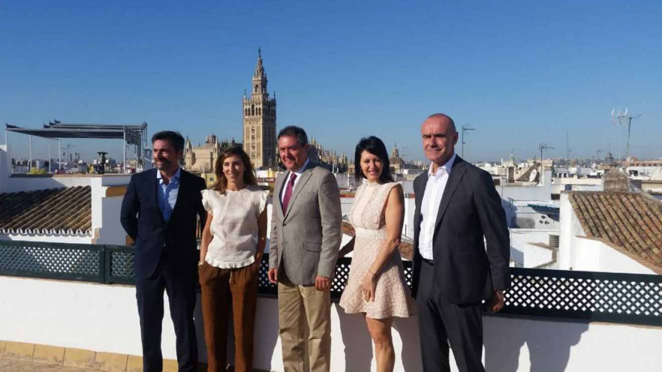 Presentación de la iniciativa turística, esta mañana en el Palacio Mármoles /SA