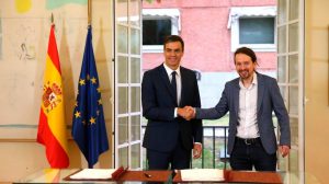 Sánchez e Iglesias acuerdan el pacto / PSOE