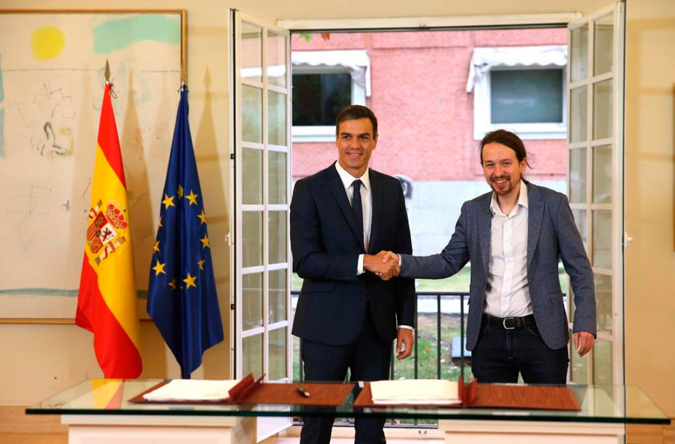 Sánchez e Iglesias acuerdan el pacto / PSOE