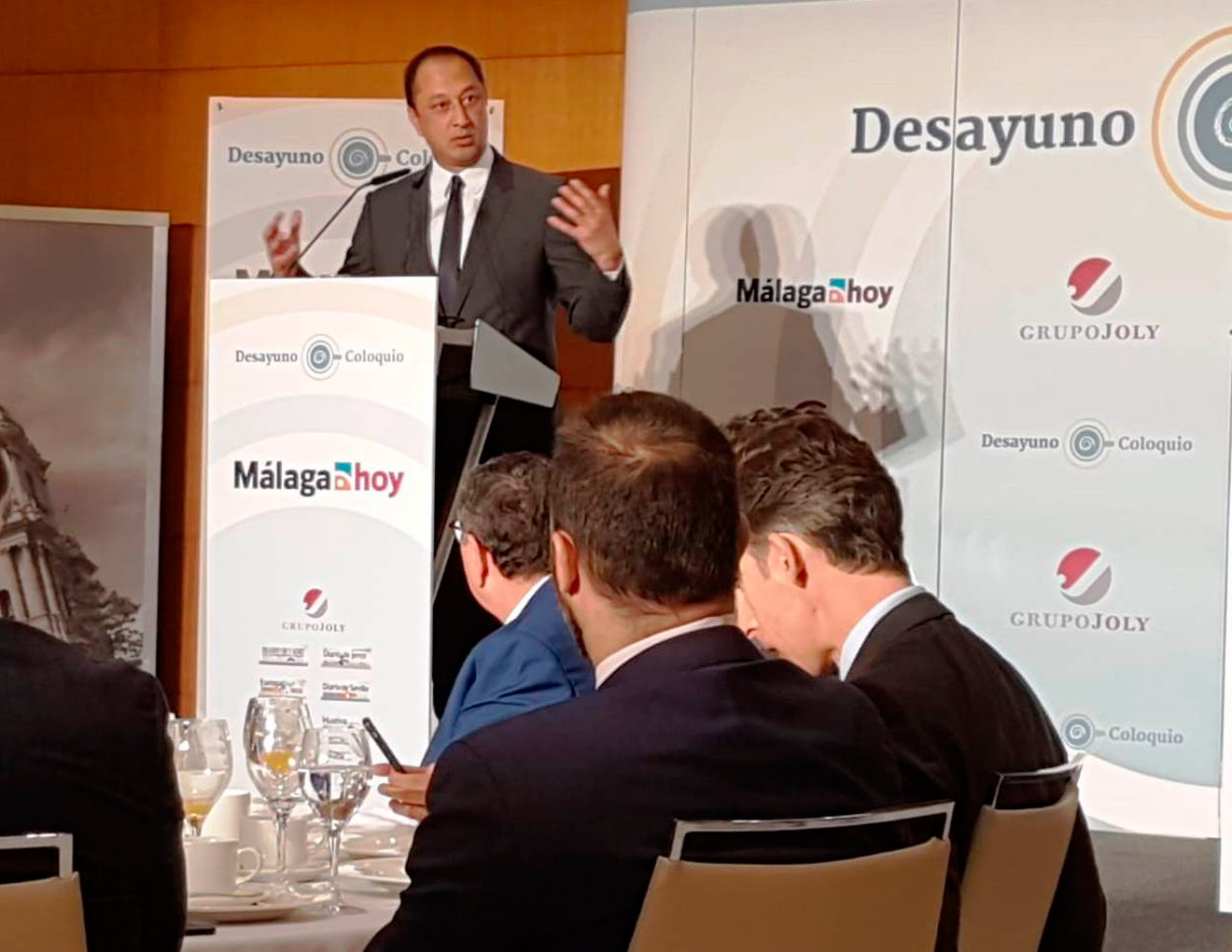 El delegado del Gobierno en Andalucía, Alfonso Rodríguez Gómez de Celis, durante el acto / Delegación del Gobierno