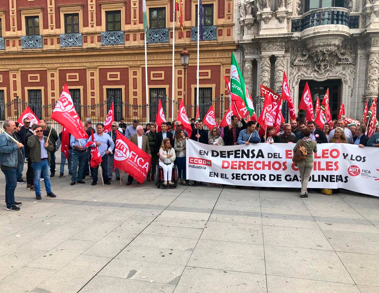 Algunos de los concentrados / UGT