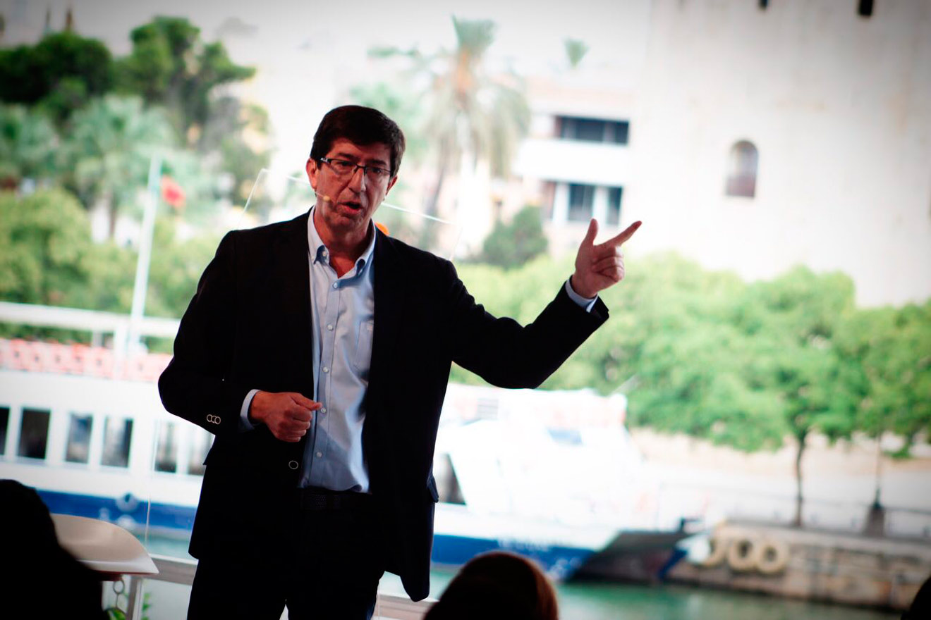 Marín durante el acto / Cs