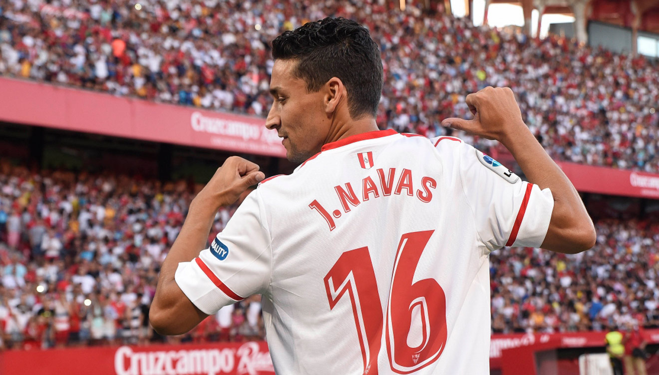 Jesús Navas en su presentación / SFCWeb