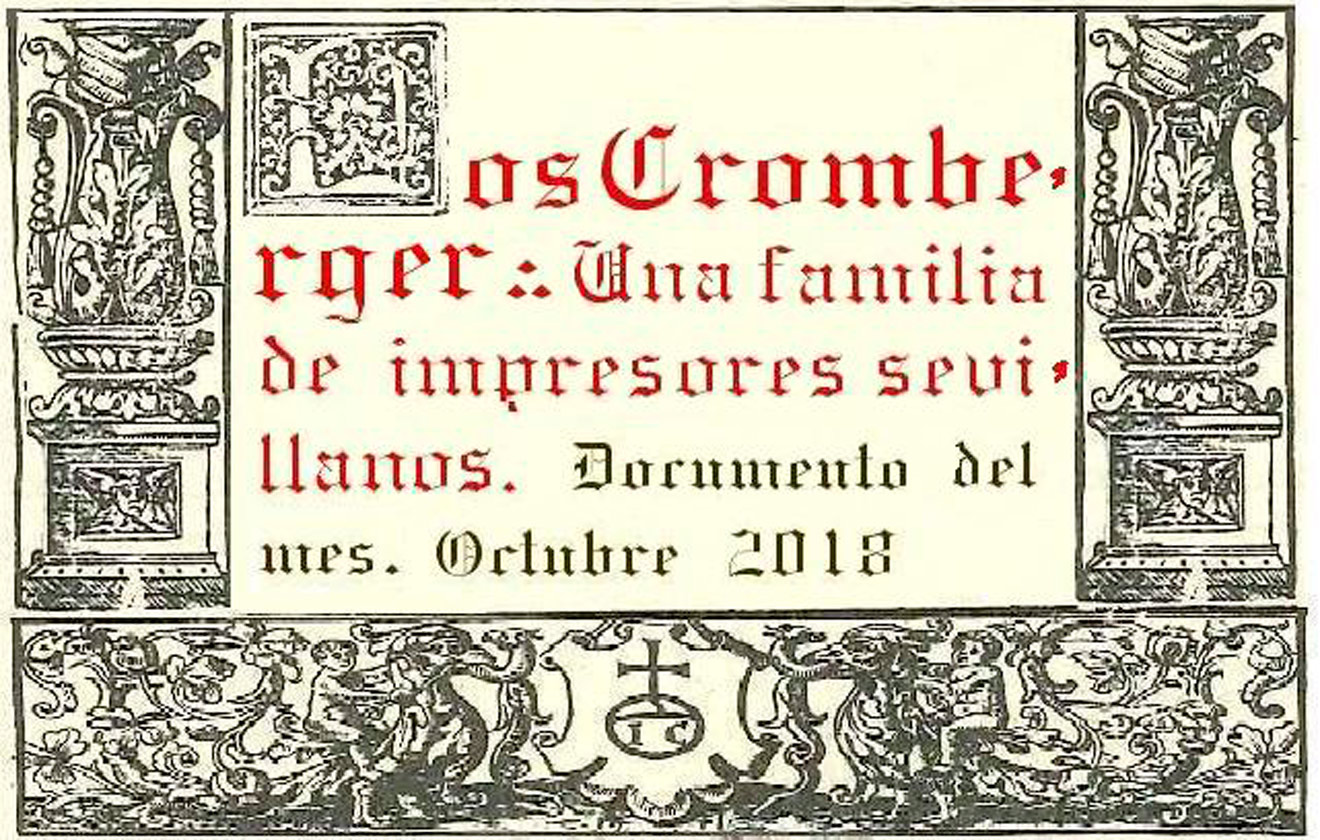 Portada 'Los Cromberger'/Junta de Andalucía