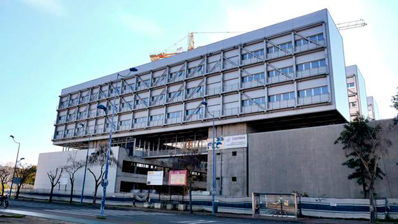 Obras en el edificio Centrius de la Cartuja /SA