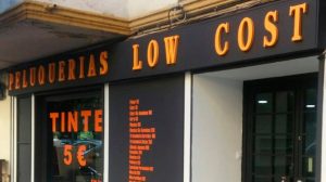 Una de las peluquerías de la cadena Low Ciost /SA