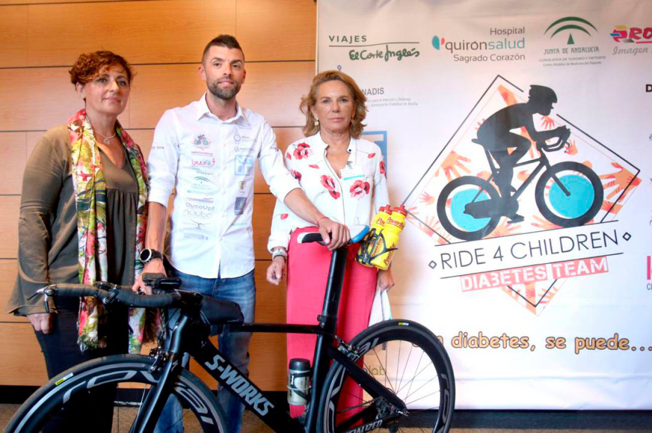 José Antonio Fernández 'Nene' durante la presentación del reto /Cedida