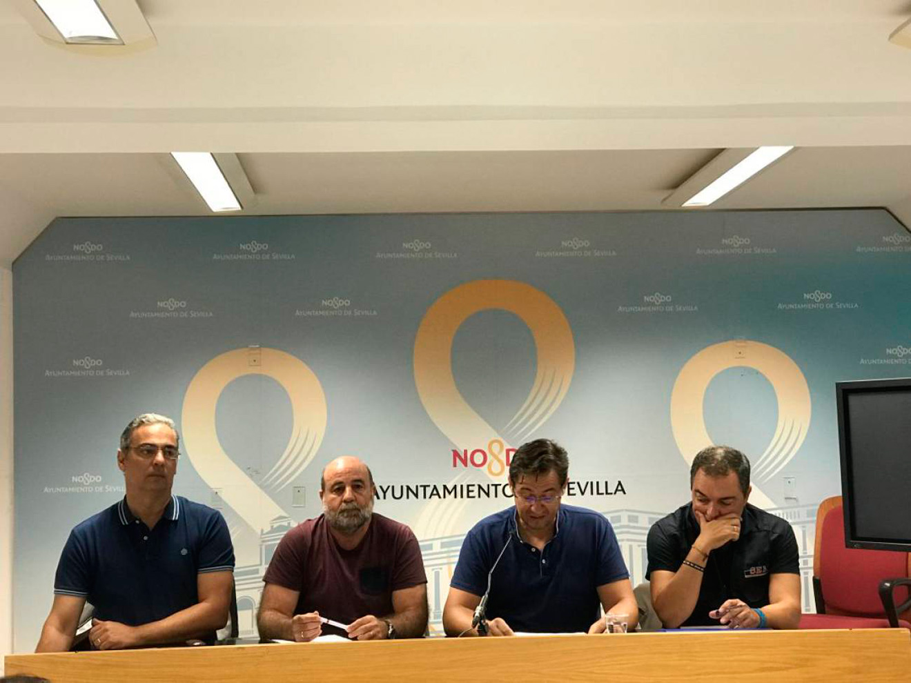Rueda de prensa de la plantilla municipal /SA