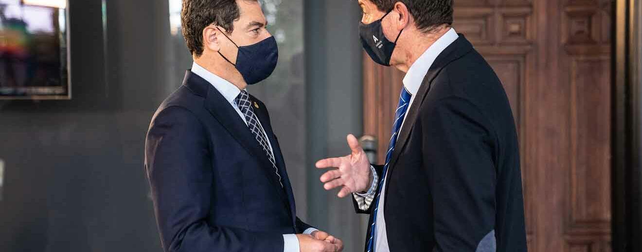 Juanma Moreno y Juan Marín