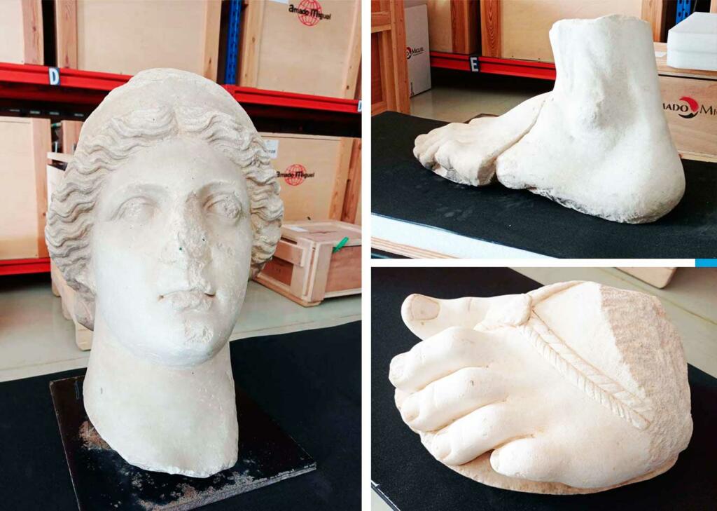 Seis piezas de la Osuna romana para el museo arqueológico