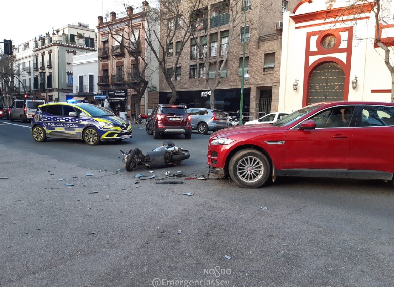 motorista hospitalizada