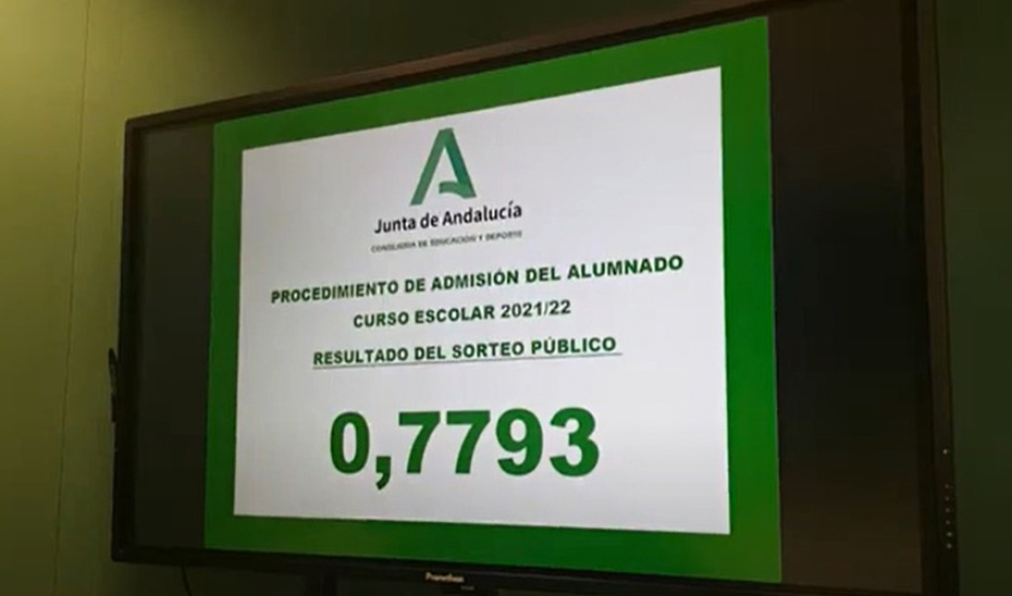 Sorteo de escolarización