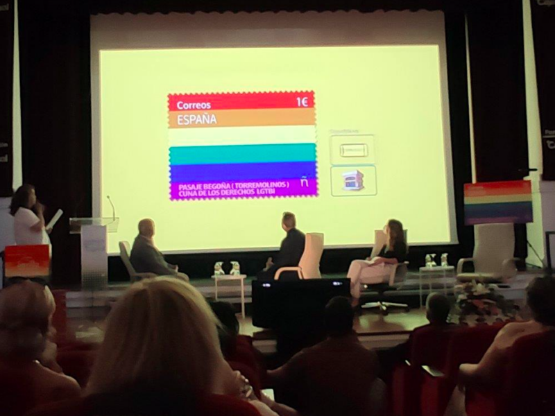 Sello LGTBI Correos Pasaje de Begoña