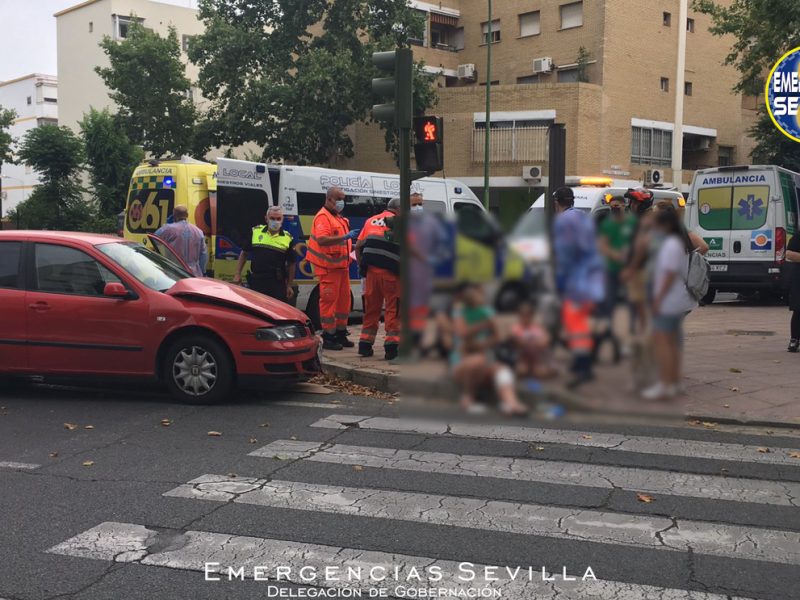 Lugar del accidente en Nervión / ES