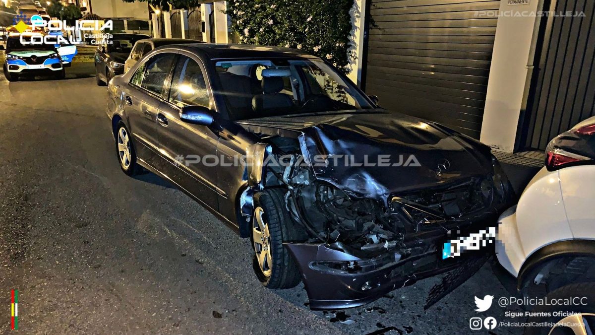 Accidente en Castilleja / Policía Local