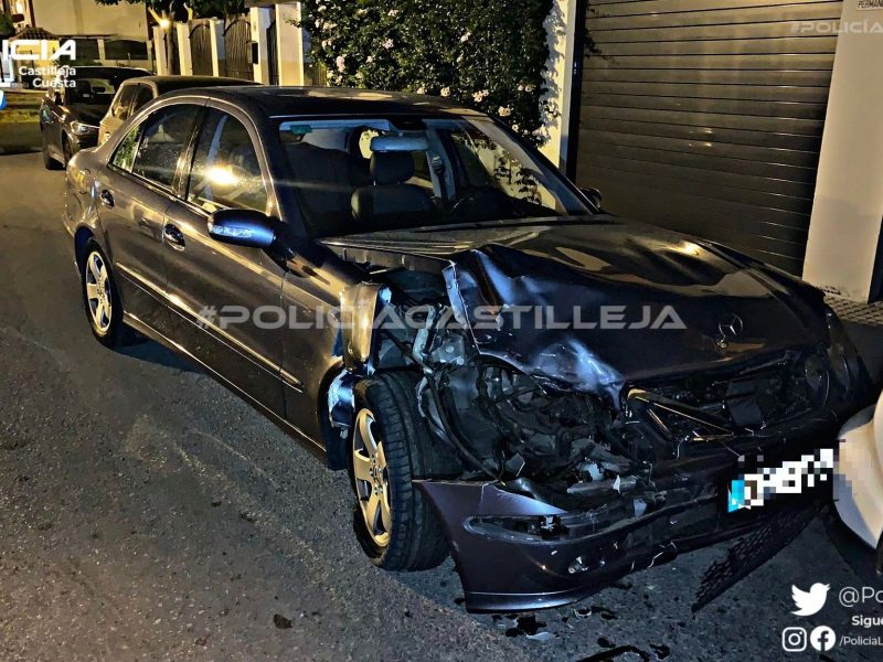 Accidente en Castilleja / Policía Local