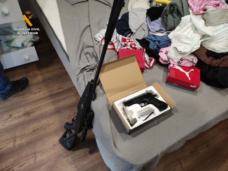 Armas incautadas en la operación / Guardia Civil