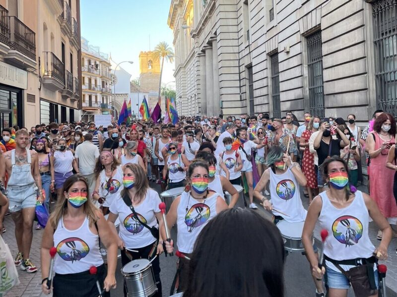 Manifestación del Orgullo 2021 en Sevilla / @Togayther_ES