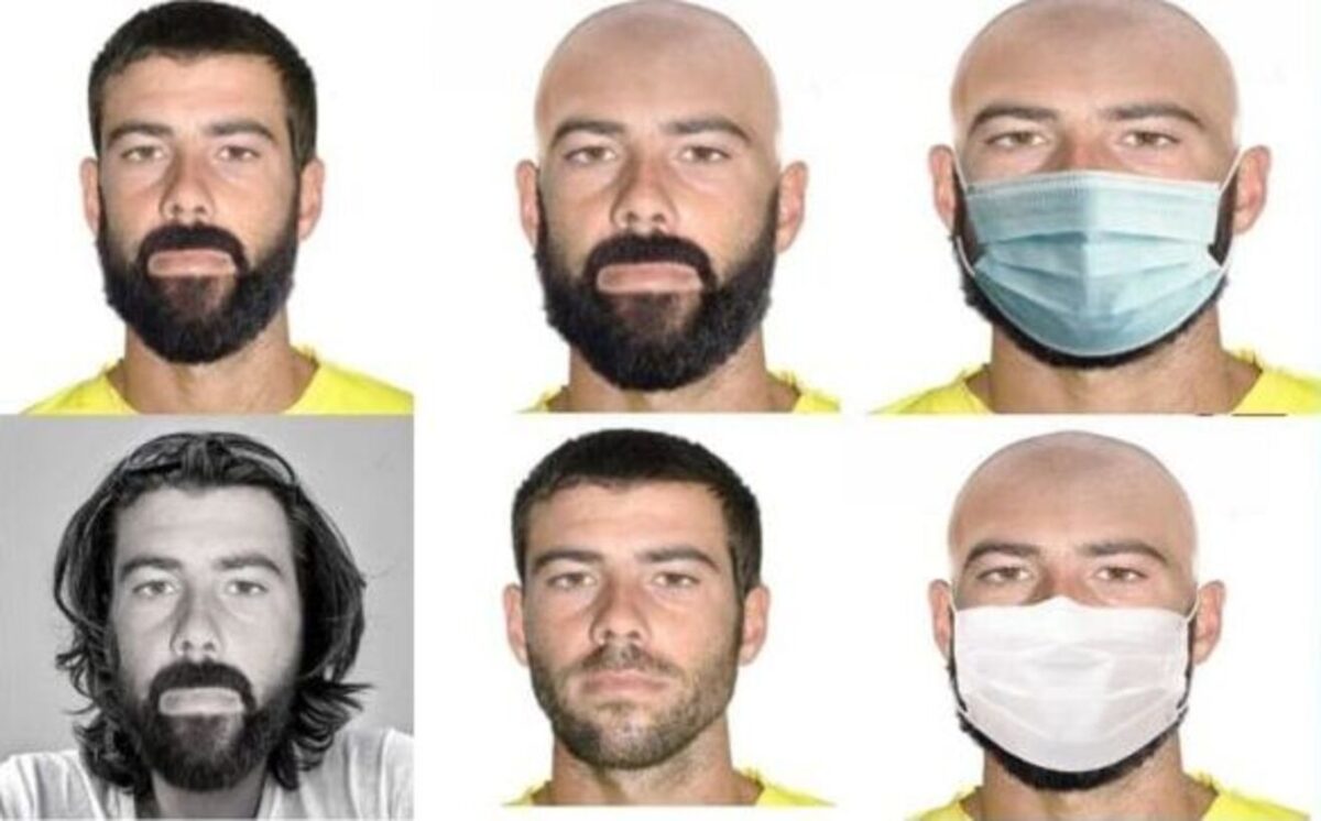 Retratos robot de Tomás Gimeno / SOS Desaparecidos