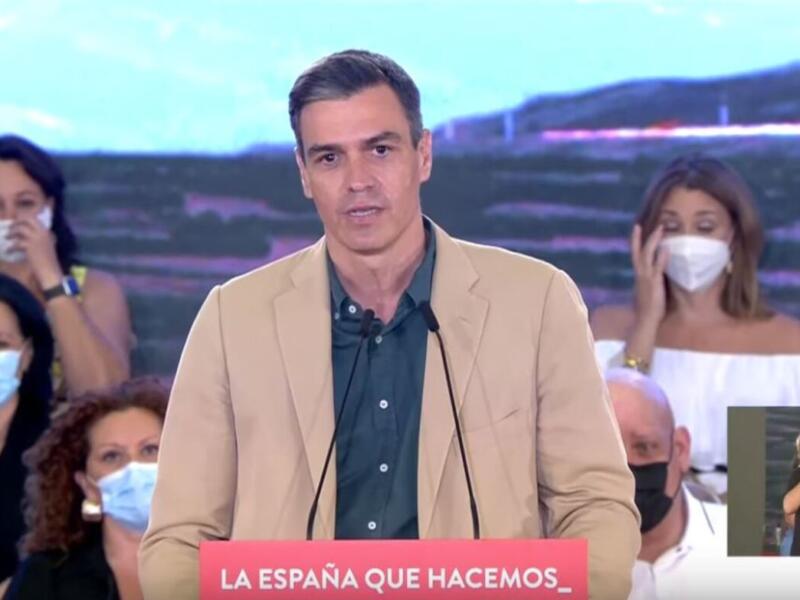 Pedro Sánchez en el acto de Juan Espadas en Sevilla / SA
