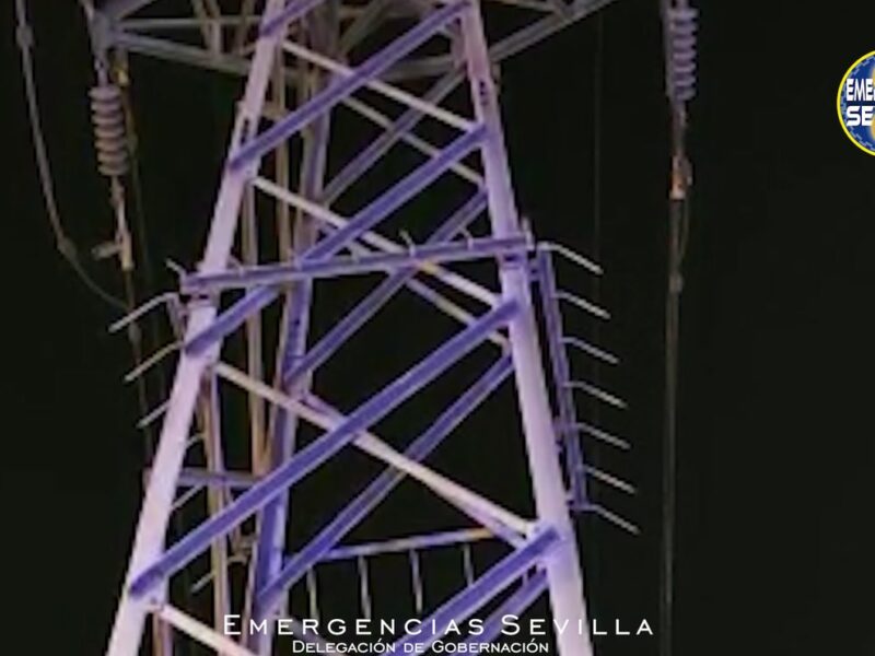 Torre de alta tensión en la avenida 28 de Febrero / ES